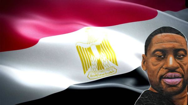 العلم المصري / جورج فلويد