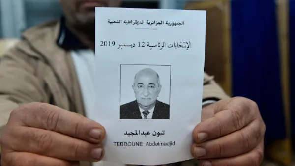 President Abdelmadjid Tebboune. (AFP/ File Photo)