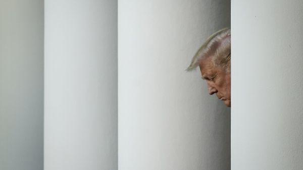  U.S. President Donald Trump arrives to speak to the press in the Rose Garden at the White House on July 14, 2020 in Washington, DC. President Trump spoke on several topics including Democratic presidential candidate Joe Biden, the stock market and relations with China as the coronavirus continues to spread in the U.S., with nearly 3.4 million confirmed cases. Drew Angerer/Getty Images/AFP