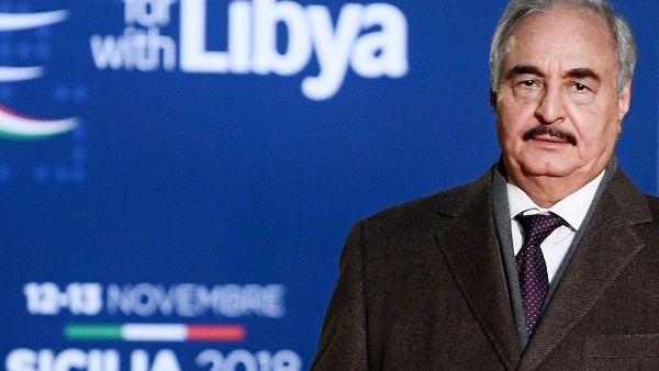 Libyan warlord Khalifa Haftar. (AFP/File Photo)