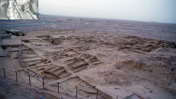 This photo, taken in 2010, shows a view of the excavation site at Tell Hujayrat Al Ghuzlan (Photo courtesy of German Archaeological Institute)