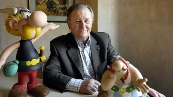 Albert Uderzo created the plucky Gaul Asterix with fellow Frenchman Rene Goscinny in 1959. (AFP Photo/STEPHANE DE SAKUTIN)
