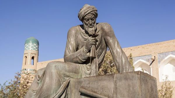 Statue of Al Khwarizmi, a ninth century mathematician, Ichan Kala, Khiva, Uzbekistan. (pinterest.com)