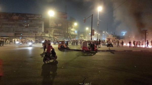 Protest in Baghdad Iraq (Twitter)