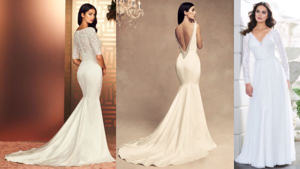 نصائح لاختيار فستان الزفاف المناسب لجسم الساعة الرملية