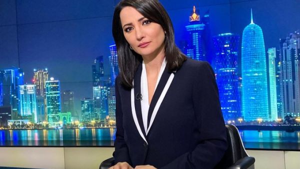 Ghada Oueiss, the Lebanese journalist and a principal anchor and presenter for Al Jazeera Arabic (Twitter)