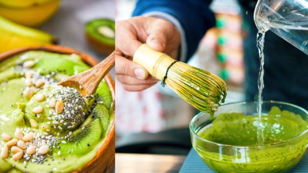 مخفوق الماتشا الأخضر