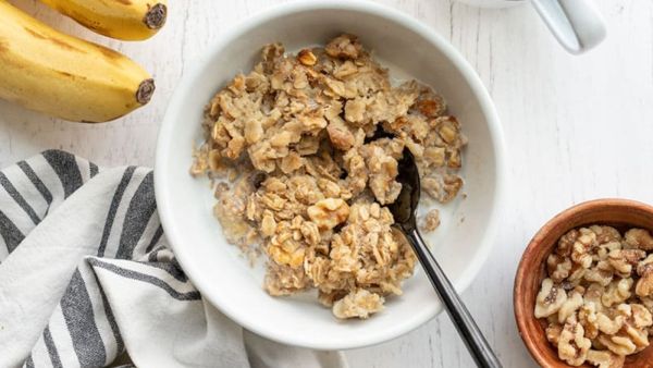 وجبة الشوفان بالموز