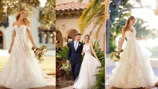 نصائح لاختيار فستان الزفاف المناسب للجسم المستطيل