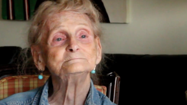 Robina Asti is doing all she can to spread hope and joy. (Screen capture via YouTube)