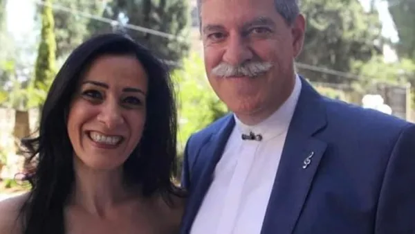 Israeli police have arrested the director of the Yabous Cultural Center Rania Elias and her husband (Twitter)