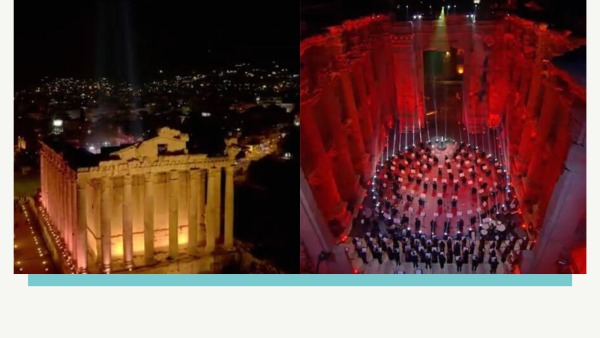 Baalbeck has been there for ever. It has stood against wars & storms. It has embraced the stars & neighbored the moon. Tonight, it celebrated the freedom, the hope, the resilience & the glory of the Lebanese people. Tonight, it has echoed the world.