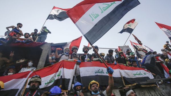 متظاهرون عراقيون / أرشيفية