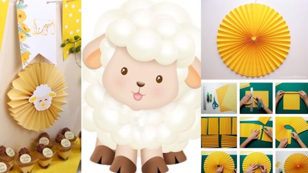 تصميم سهل لتزيين زاوية ضيافة العيد