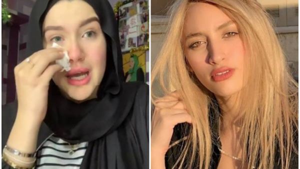 انهيار حنين حسام ومودة الأدهم بعد الحكم عليهما بالحبس سنتين