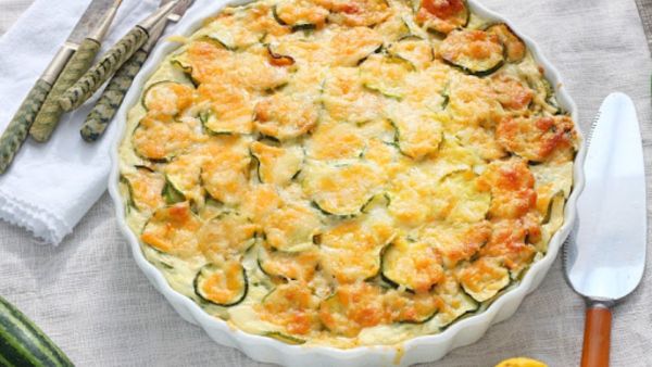 فطيرة كيش الكوسا