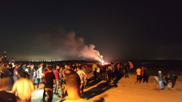  اشتباكات جرت على الشريط الامني بين قطاع غزة وفلسطين المحتلة عام 48 