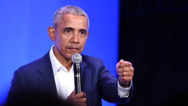 In this file photo former US President Barack Obama speaks at the MBK Rising! My Brother's Keeper Alliance Summit in Oakland, California on February 19, 2019. Barack Obama, America's first black president, is the keynote speaker at the Democratic convention August 19, 2020 as Kamala Harris, the first black woman on a major party ticket, formally accepts the nomination to be Joe Biden's running mate. Former first lady Hillary Clinton, who lost the 2016 presidential election to Republican Donald Trump, Biden'