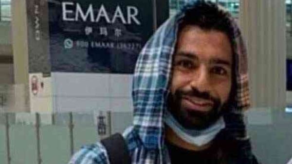 صورة تناقلتها وسائل إعلامية بعد وصول صلاح إلى دبي 