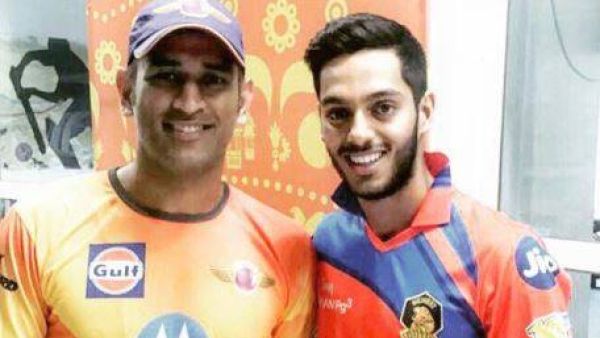UAE opening batsman Chirag Suri, who represented the Gujarat Lions in the 2017 IPL, said it was a privilege to meet MS Dhoni. (Supplied photo)