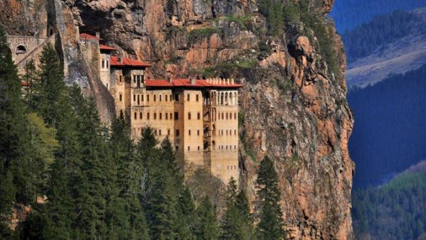  Sumela Monastery in the Trabzon region (Twitter)