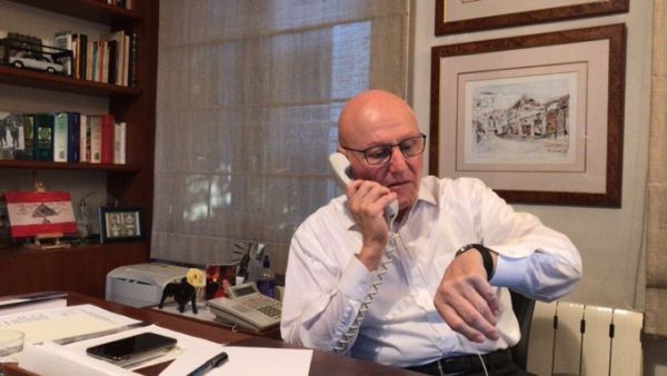 Former Lebanese premier Tammam Salam (Twitter)