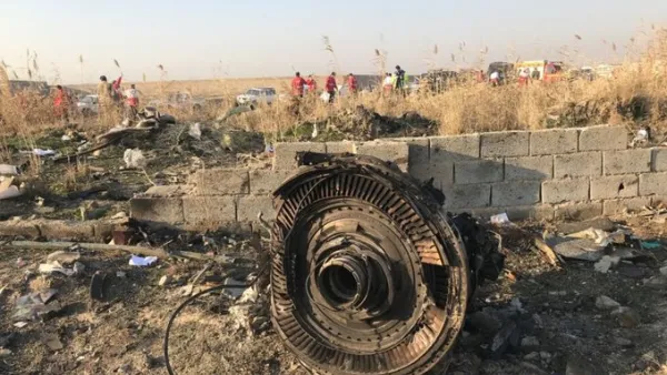 Iran has released a report from the cockpit recordings and data of a Ukrainian passenger plane shot down by its military in January (Twitter)