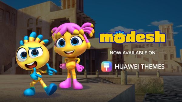 تطبيق Huawei Themes يقدم الشخصيتين المحبوبتين مدهش ودانة للمستخدمين في الإمارات