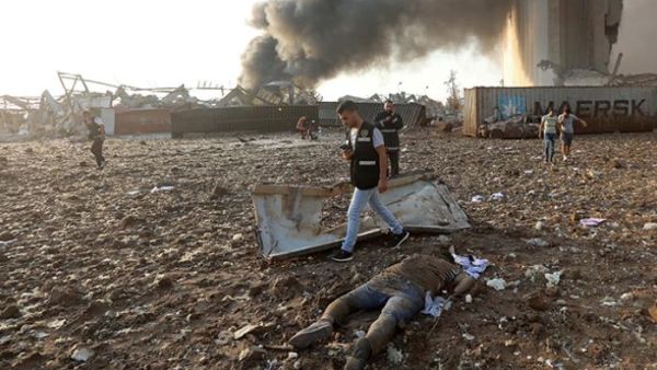 انفجار ميناء بيروت