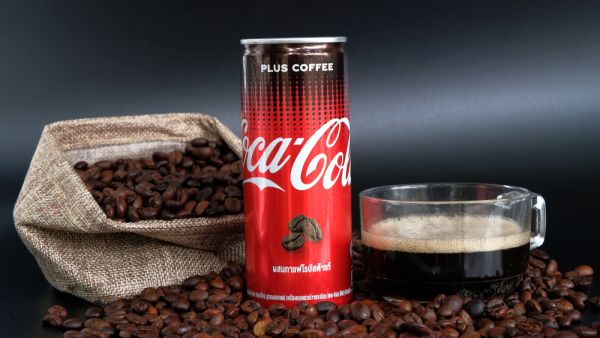 Close up of Coca Cola Plus Coffee, a new innovation of Coca Cola. (Shutterstock/ File Photo)