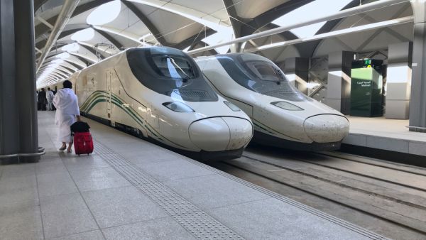 A train coach at HSR Madinah station in Medina, Saudi Arabia. (Shutterstock/ File Photo)