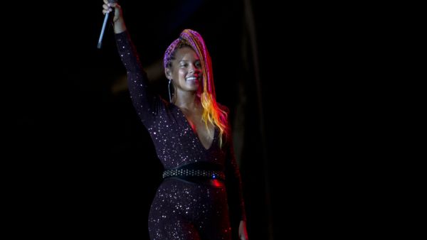 US singer Alicia Keys performs in the Rock in Rio concert (Shutterstock/ File Photo)