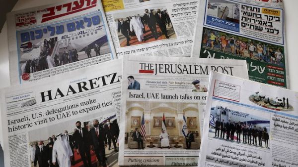 The Israeli delegation was treated with respect by the Emiratis and received impressive hospitality, according to the journalists. (AFP)