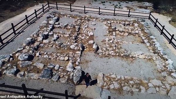 Archaeologists uncovered this Canaanite fortress in a forest near Kiryat Gat, Israel. Dating to the 12th-century B.C. (Israel Antiquities Authority)