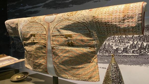 Ottoman-era ‘talismanic’ shirt. (Courtesy of Sedat Bornovali)