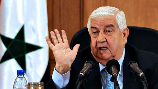 Foreign Minister Walid al-Muallem  (Twitter)