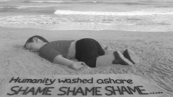 Five years ago, we responded to that photo of Alan Kurdi lying dead on a Mediterranean beach with compassion and urgency (Twitter)