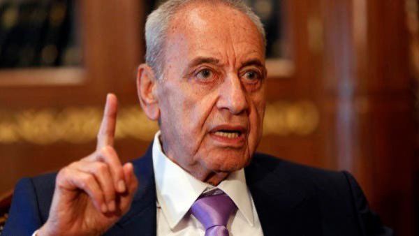 The Lebanese Parliament speaker and leader of the Amal movement, Nabih Berri (Twitter)