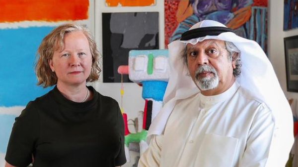 Painter, sculptor and land artist, Mohamed Ahmed Ibrahim (Twitter)