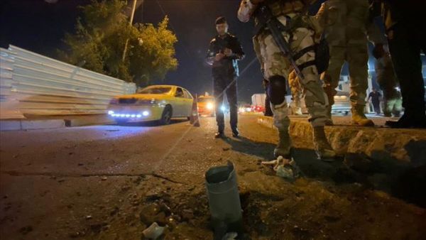 Rocket Launch Near Baghdad International Airport (Twitter)