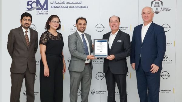 المسعود للسيارات أول وكيل سيارات يحصل على شهادة اعتماد ضمان الحماية من "بيرو فيريتاس" في دول مجلس التعاون الخليجي  