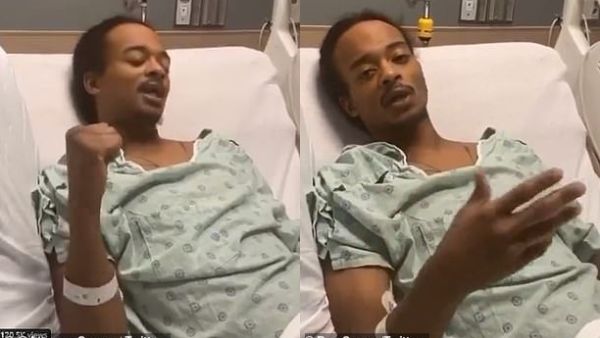 Blake on Saturday released a video message from his hospital bed. (Twitter/ Video Screenshots)