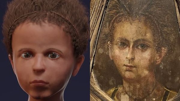 The boy was uncovered in the 1880s in a cemetery close to the pyramid of Hawara in Lower Egypt, near the Fayum region. (Nerlich AG, et al. PLOS One (2020))