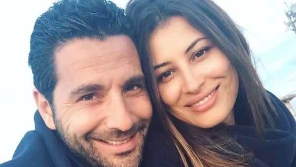 وسام بريدي وزوجته ريم السعيدي