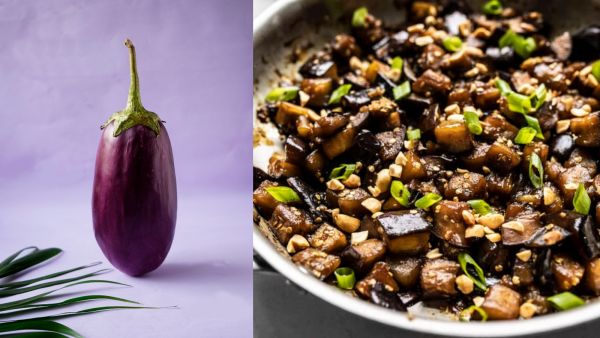 الباذنجان المقلي بالصويا