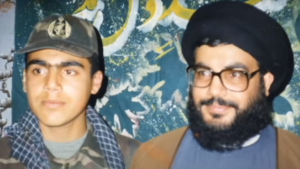 الأمين العام لـ"حزب الله" اللبناني ونجله الراحل هادي نصر الله