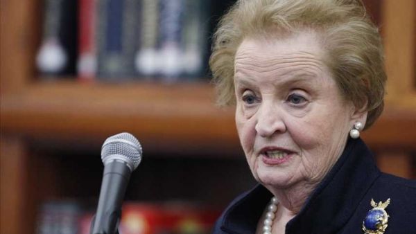 وزيرة الخارجية الأمريكية السابقة مادلين أولبرايت