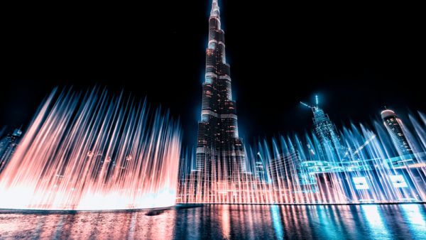 Dubai show fountain next to Burj Khalifa (Shutterstock/ File Photo)