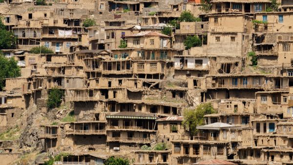 Mud houses of Kang village in Mashad in Iran   (Shutterstock)	