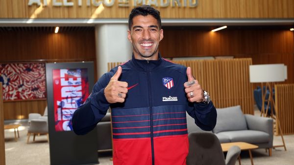 سواريز بقميص أتلتيكو